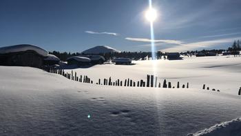 Kvernbru i Heidal en vakker vinterdag.