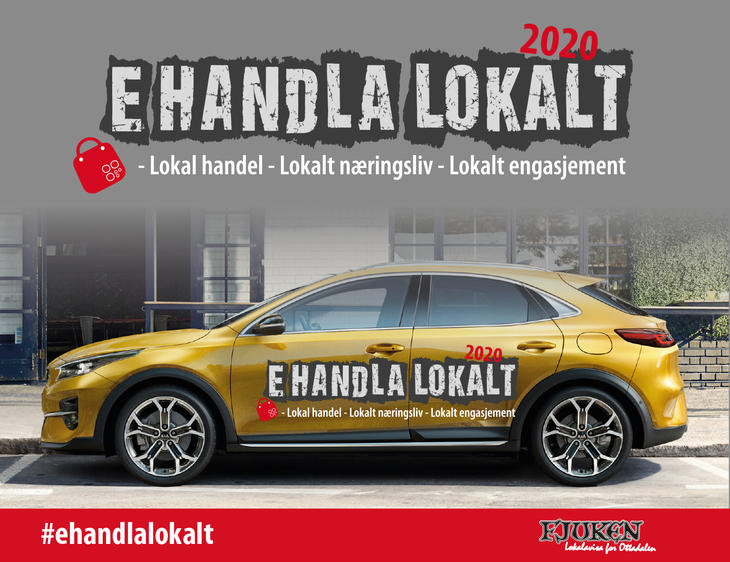Vinnerbilen i Ehandlalokalt-kampanjen 2020.